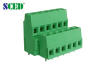 2 Niveau-grüne Farbe-PWB-Schraubklemme-Klemmenblock-Energie-Verbindungsstück